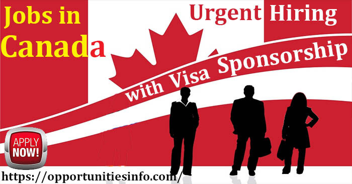 Jobs in Canada with Visa Sponsorship