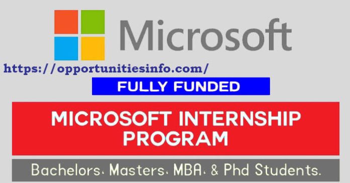 Microsoft Internship Program for 2023