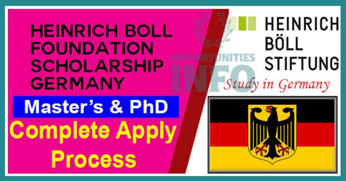 Heinrich Boll Foundation Scholarships 2023