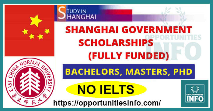 Shanghai Government Scholarships 2023-24 | East China Normal University Scholarships [Fully Funded]