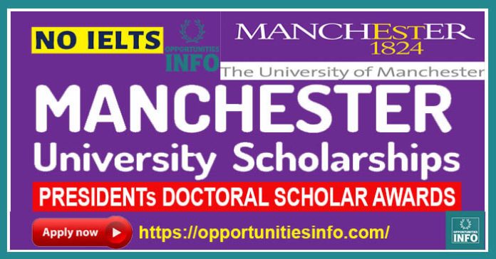 University of Manchester scholarships for International Students 2023