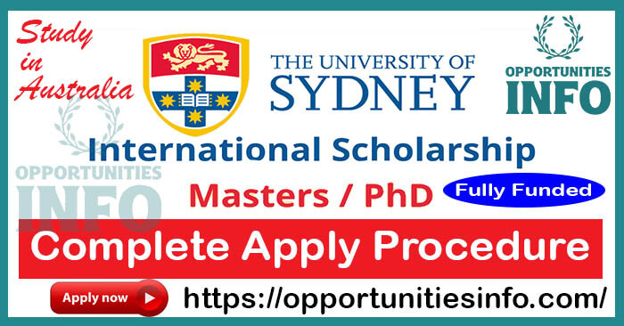 University of Sydney Scholarship 2023