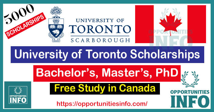 University of Toronto Canada Scholarships 2023 | Free Scholarships in Canada