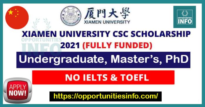 Xiamen University Chinese Government Scholarships