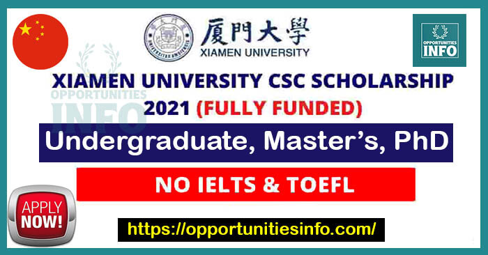 Xiamen University Chinese Government Scholarships