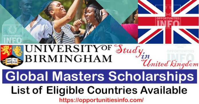 Birmingham Global Masters Scholarships