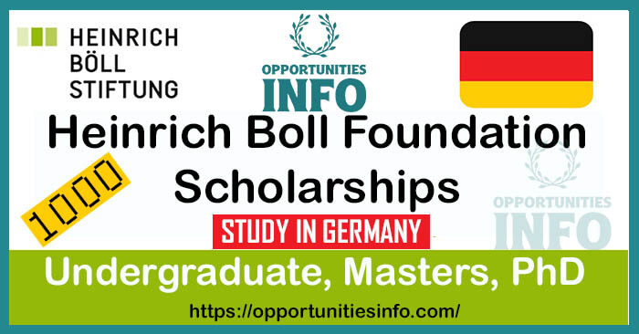 1000 Heinrich Boll Foundation Scholarships in Germany 2023-24 | Free Study in Germany