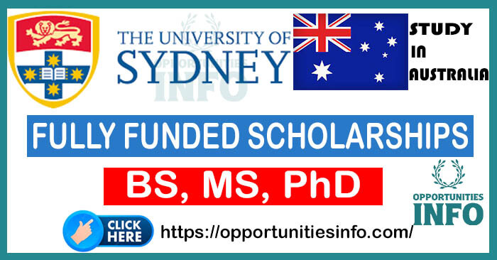 University of Sydney Scholarships in Australia 2023-24 [Fully Funded]