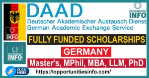 DAAD Scholarships In Germany 2024-25 [Fully Funded]