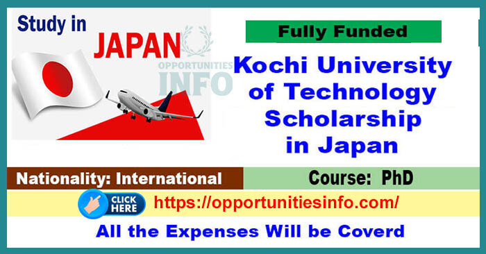 Kochi University of Technology Scholarship 2023 [Fully Funded] | Free Study in  Japan