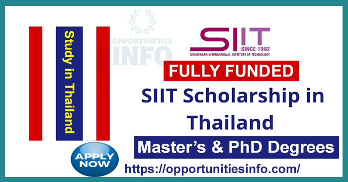 SIIT Scholarships in Thailand