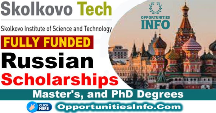 Skoltech International Scholarships in Russia