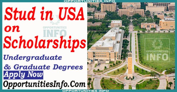 A&M University of Texas Scholarships in USA
