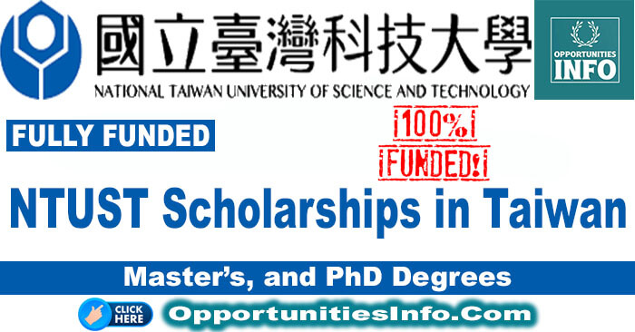 NTUST Scholarships in Taiwan