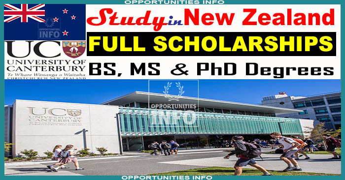 University of Canterbury Scholarships in New Zealand