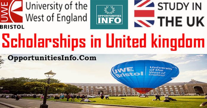 UWE Bristol Scholarships in UK
