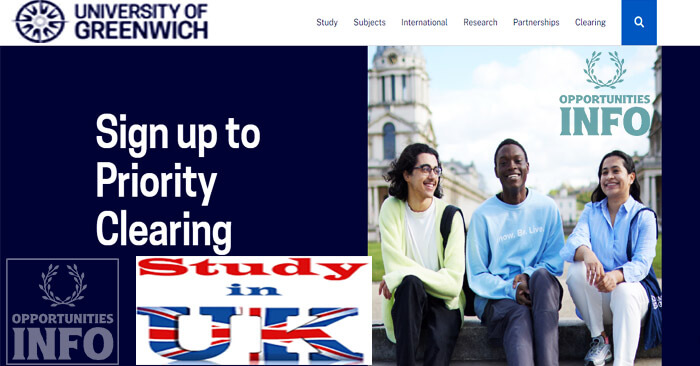 University of Greenwich Scholarships in UK