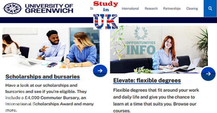 University of Greenwich Scholarships in UK