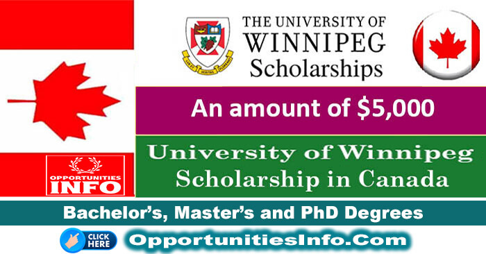 University of Winnipeg Scholarships in Canada
