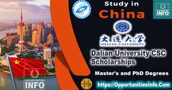 Dalian University CSC Scholarships in China