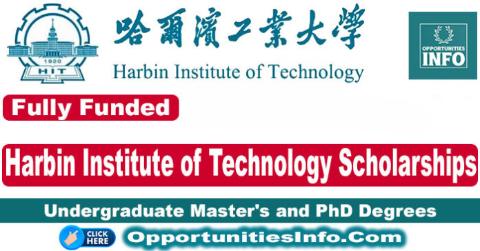 Harbin Institute of Technology Scholarships in China