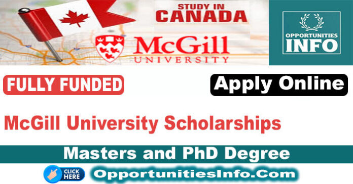McGill University Scholarships in Canada