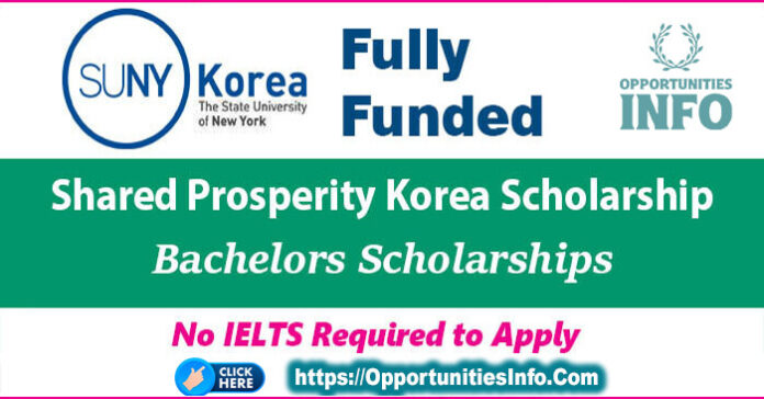 Shared Prosperity Korea Scholarships in South Korea