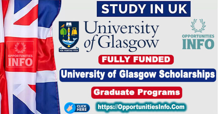 University of Glasgow Scholarships in UK