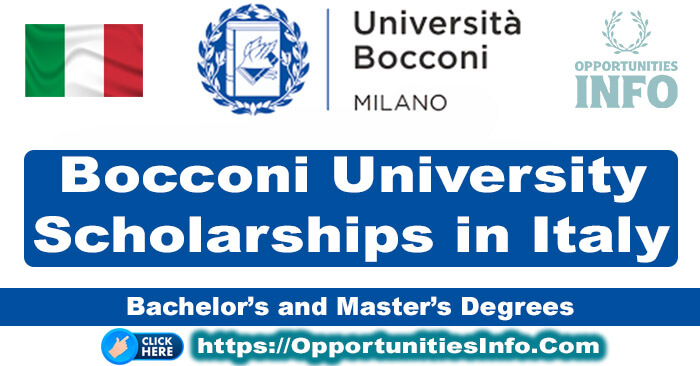 Bocconi University Scholarships 2024-25 in Italy