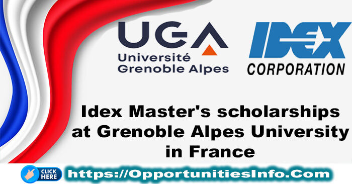 Idex Master's at Grenoble Alpes University scholarships in France