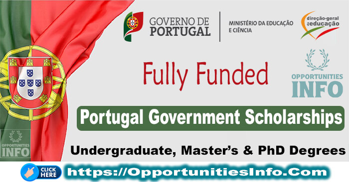 Portugal Government Scholarships For International Students