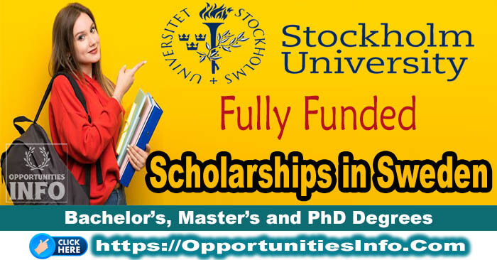 Stockholm University Scholarships in Sweden