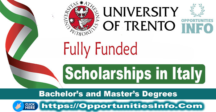 University of Trento Scholarships in Italy