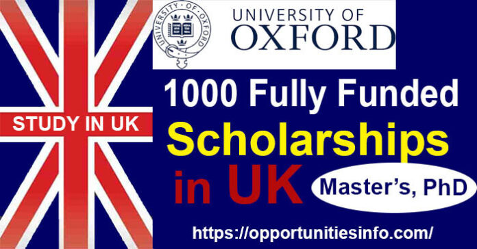 Oxford University Scholarships in UK