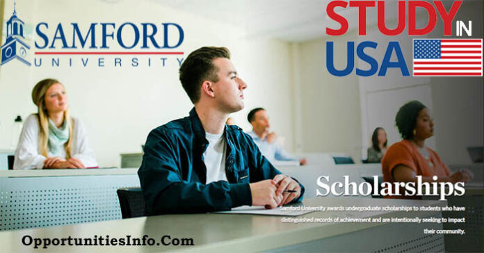 Samford University Scholarships in USA