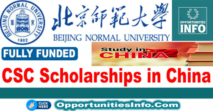 Beijing Normal University Scholarships in China