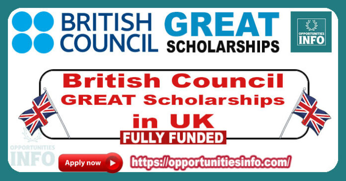 GREAT Scholarships in UK