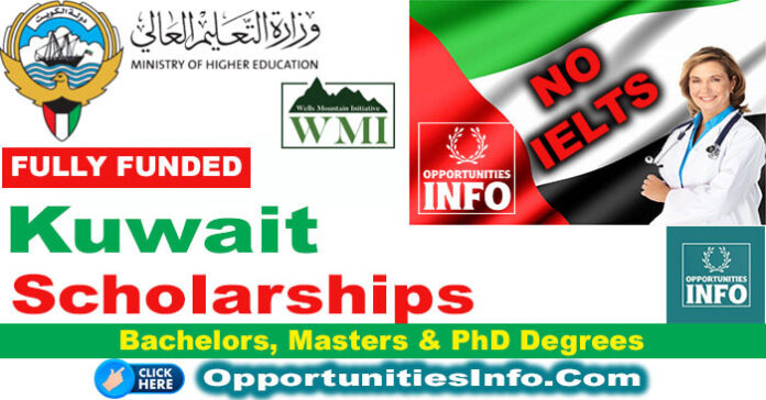 Kuwait Scholarships Without IELTS