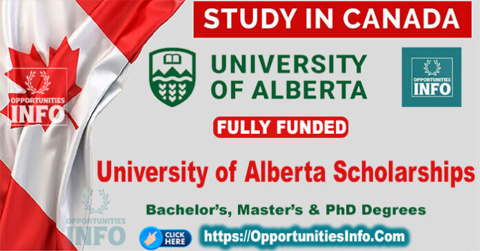 University of Alberta Scholarships in Canada