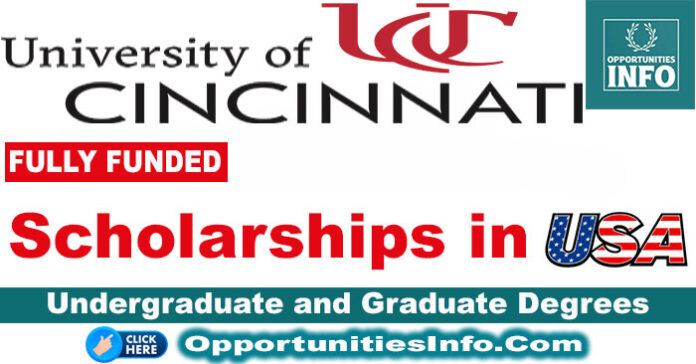 University of Cincinnati Scholarships in USA