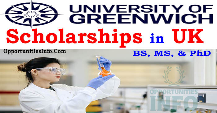 University of Greenwich Scholarships in UK