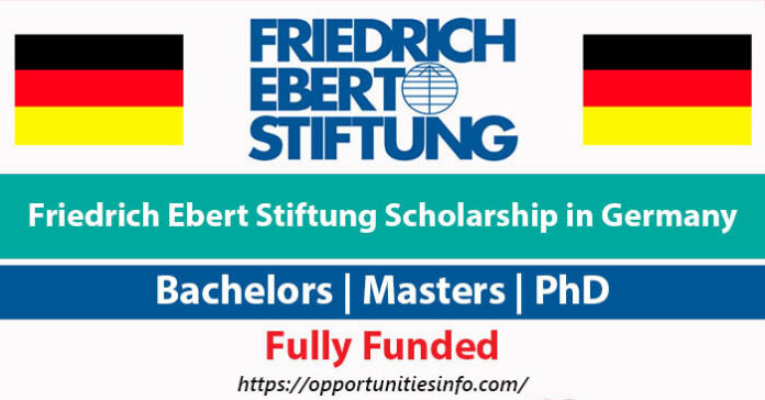 Friedrich Ebert Stiftung Scholarships in Germany