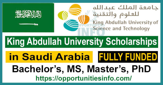 King Abdullah University Scholarships in Saudi Arabia