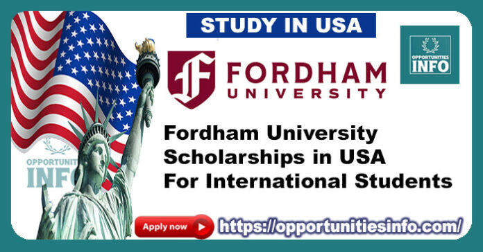 Fordham University Scholarships in USA