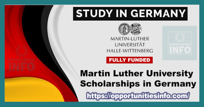 Martin Luther University Scholarships in Germany