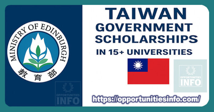 Taiwan Government Scholarships in 15+ Universities