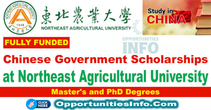 Northeast Agricultural University Scholarships in China