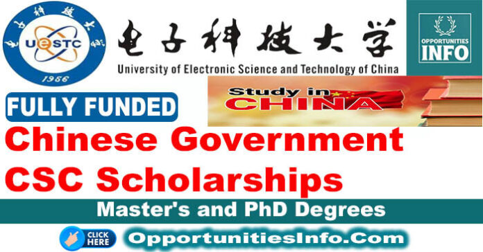 UESTC Scholarships in China