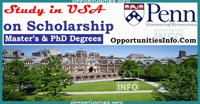 University of Pennsylvania Scholarships in USA