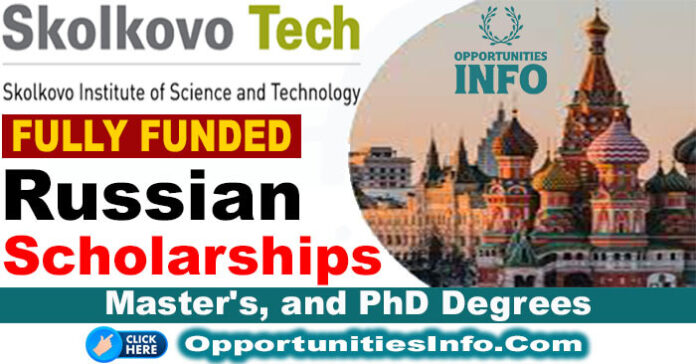 Skoltech International Scholarship in Russia